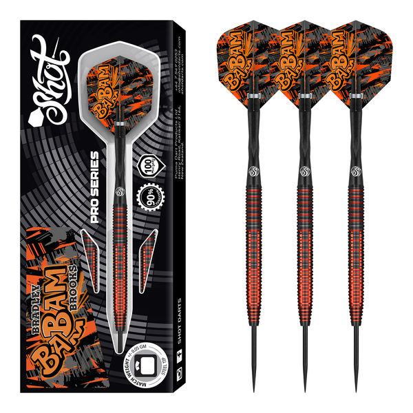 Bradley Brooks - 90% Tungsten Steel Tip Darts