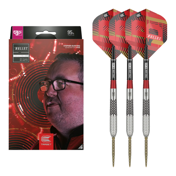 Stephen Bunting Gen 5 Swiss Point - 90% Tungsten Steel Tip Darts