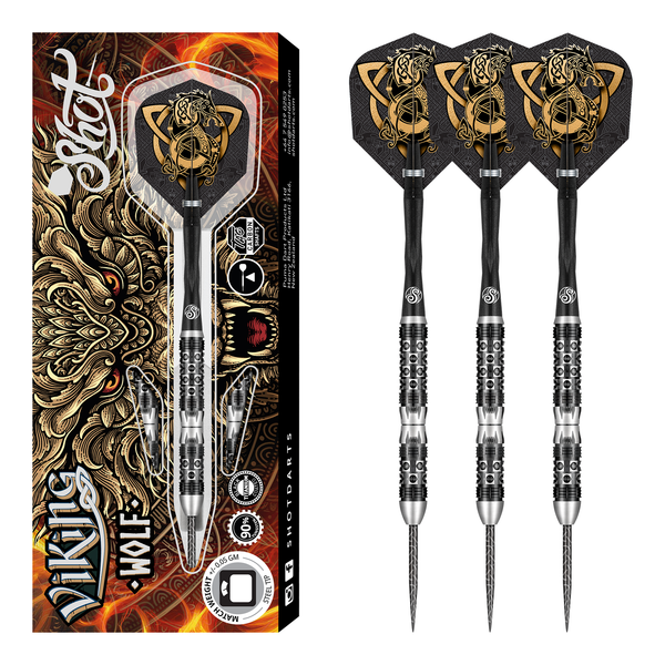 Viking Wolf - 90% Tungsten Steel Tip Darts