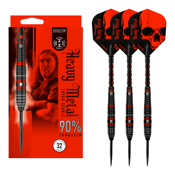 Harrows Ryan Searle - 90% Tungsten Steel Tip Darts Darts