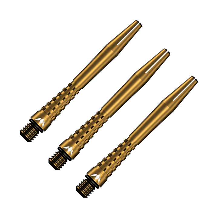 Mission Atom13 - Aluminium Dart Shafts Inbetween (41mm) / Gold Shafts