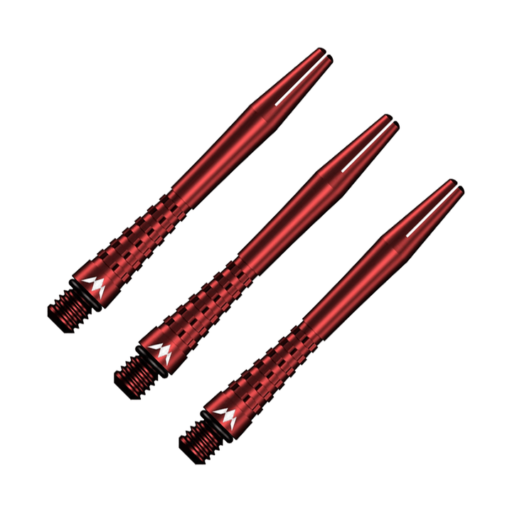 Mission Atom13 - Aluminium Dart Shafts Inbetween (41mm) / Red Shafts