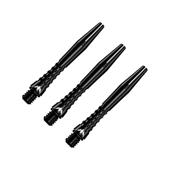 Mission Atom13 - Aluminium Dart Shafts Short (35mm) / Black Shafts