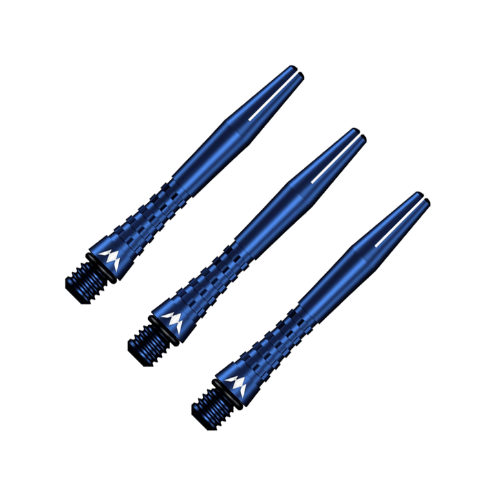 Mission Atom13 - Aluminium Dart Shafts Short (35mm) / Blue Shafts