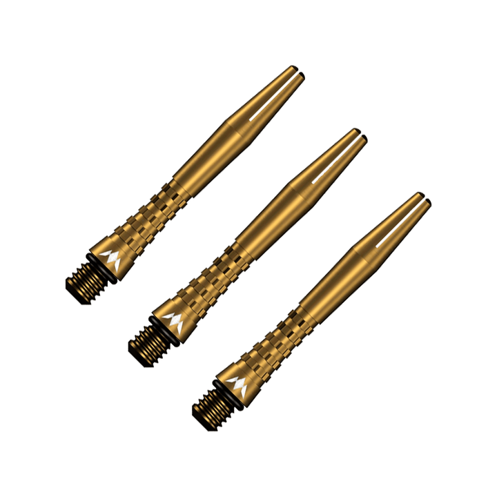 Mission Atom13 - Aluminium Dart Shafts Short (35mm) / Gold Shafts