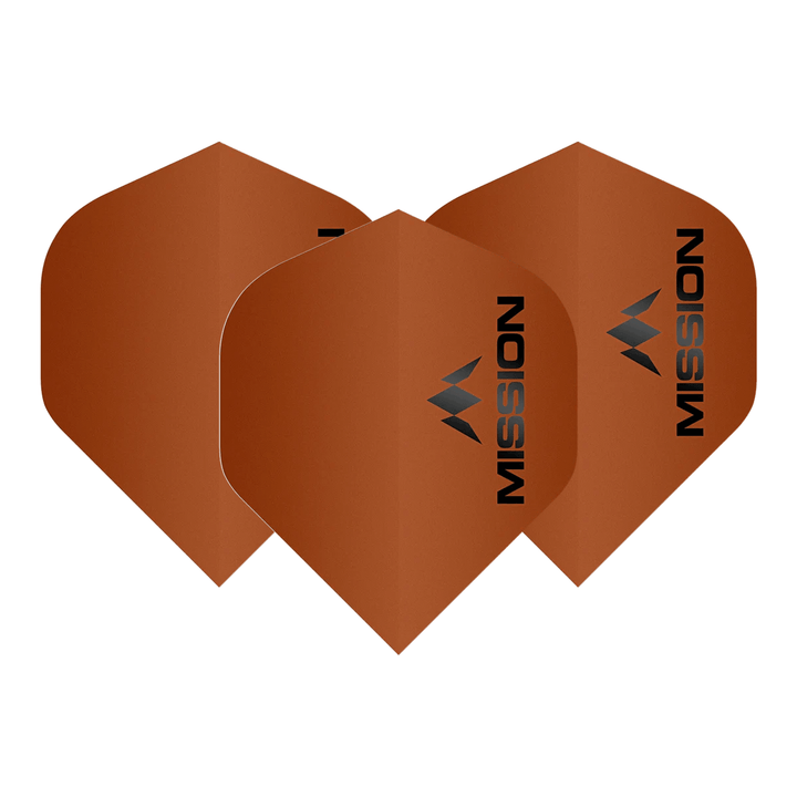 Mission Matt Logo - Dart Flights No. 2 / Bronze Flights