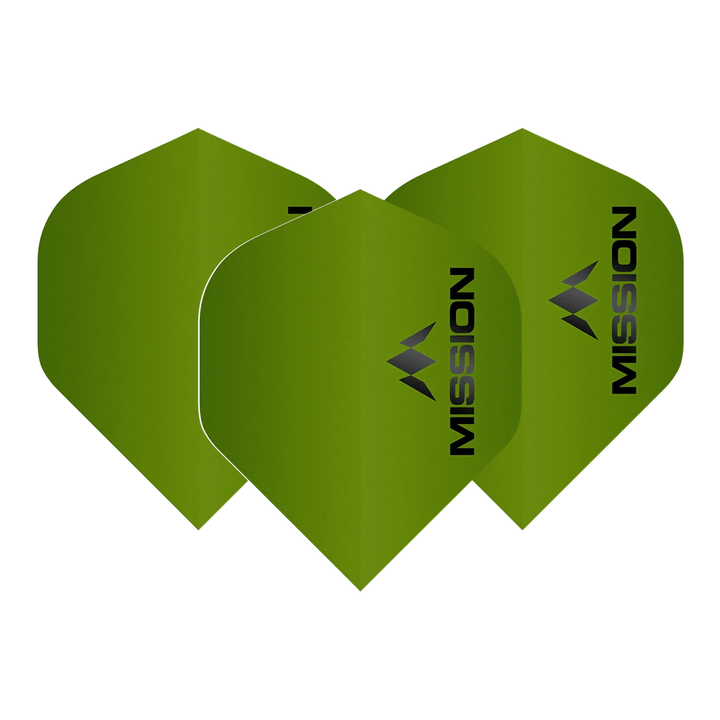 Mission Matt Logo - Dart Flights No. 2 / Green Flights