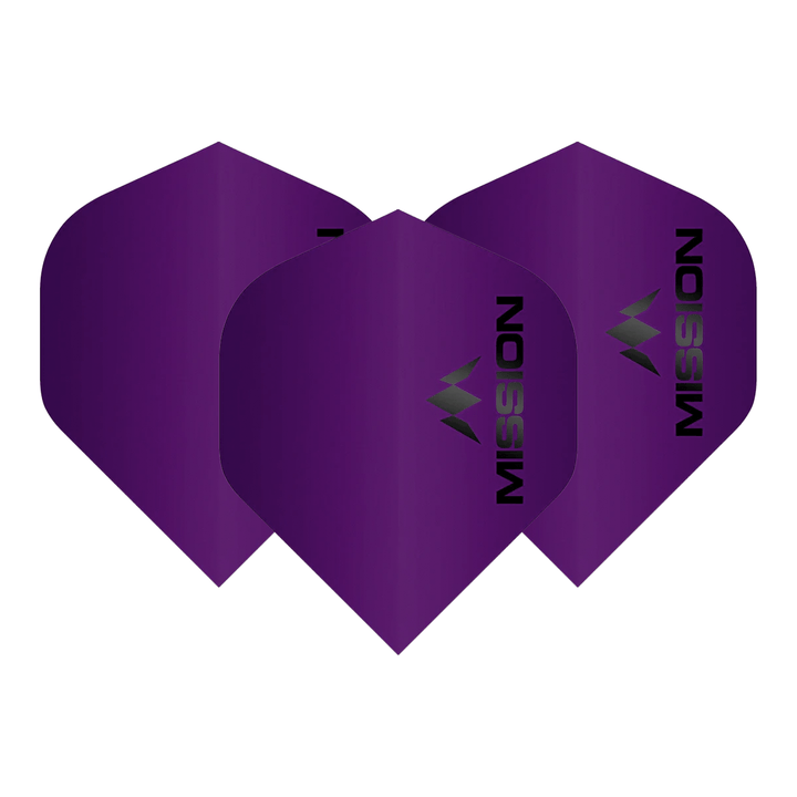 Mission Matt Logo - Dart Flights No. 2 / Purple Flights