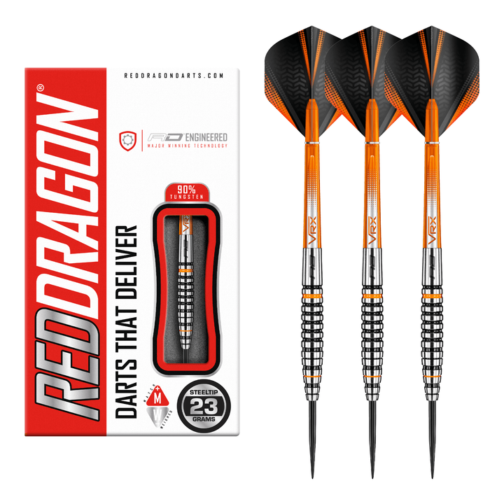 Red Dragon Amberjack 14 - 90% Tungsten Steel Tip Darts Darts