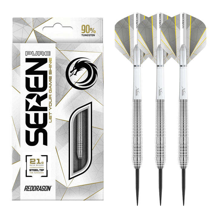 Red Dragon Seren 2 Pure - 90% Tungsten Steel Tip Darts 21 Grams Darts