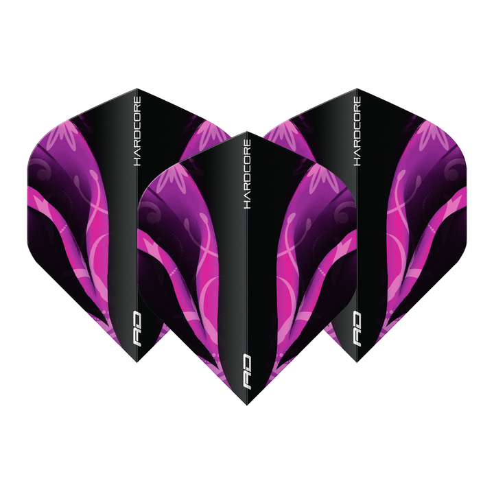 Red Dragon Tyrian - Hardcore Dart Flights Standard / Pink Flights & Shafts