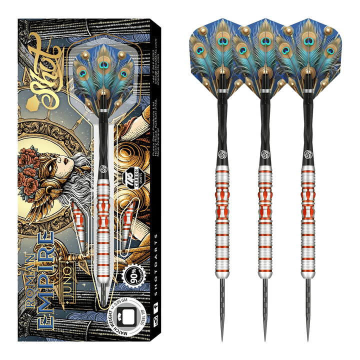 Shot Roman Empire Juno - 90% Tungsten Steel Tip Darts 23 Grams Darts