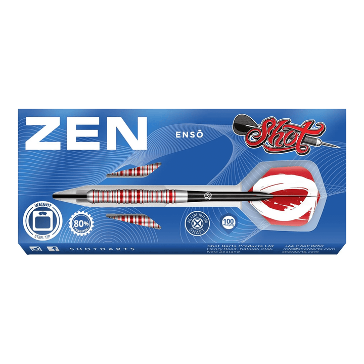 Shot Zen Enzo - 80% Tungsten Steel Tip Darts Darts