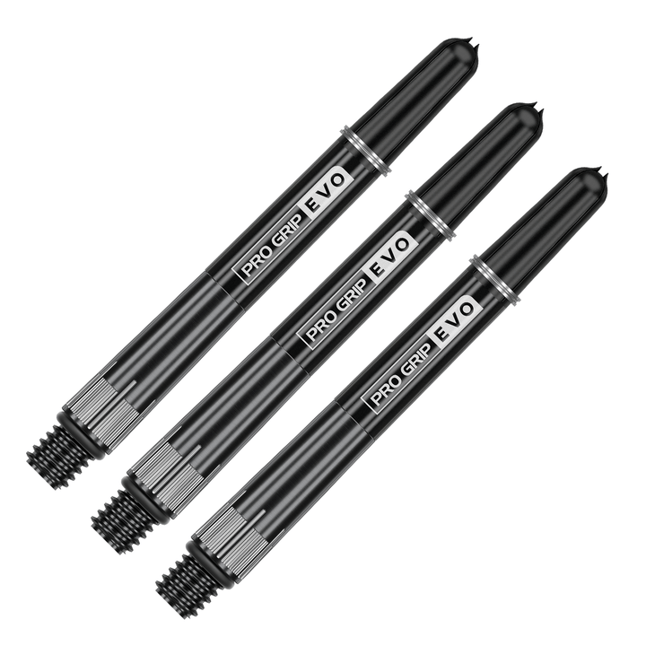 Target Chrono Pro Grip Evo - Titanium / Nylon Dart Shafts Black / Medium (47.7mm) Flights & Shafts