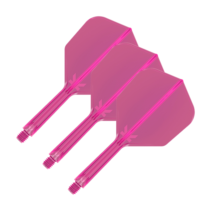 Target K-Flex - All In One Flight & Shaft Standard / Intermediate (26mm) / Neon Pink Flights & Shafts