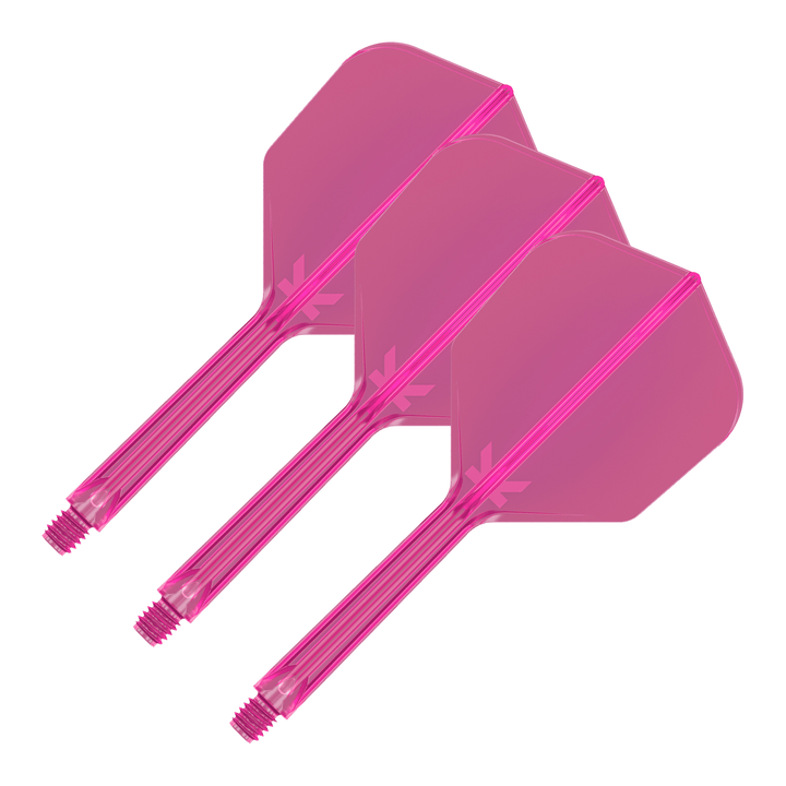 Target K-Flex - All In One Flight & Shaft Standard / Medium (33mm) / Neon Pink Flights & Shafts