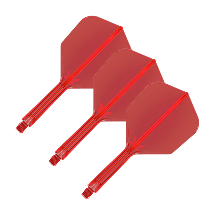 Target K-Flex - All In One Moulded Dart Shafts Standard / Intermediate (26mm) / Red Shafts