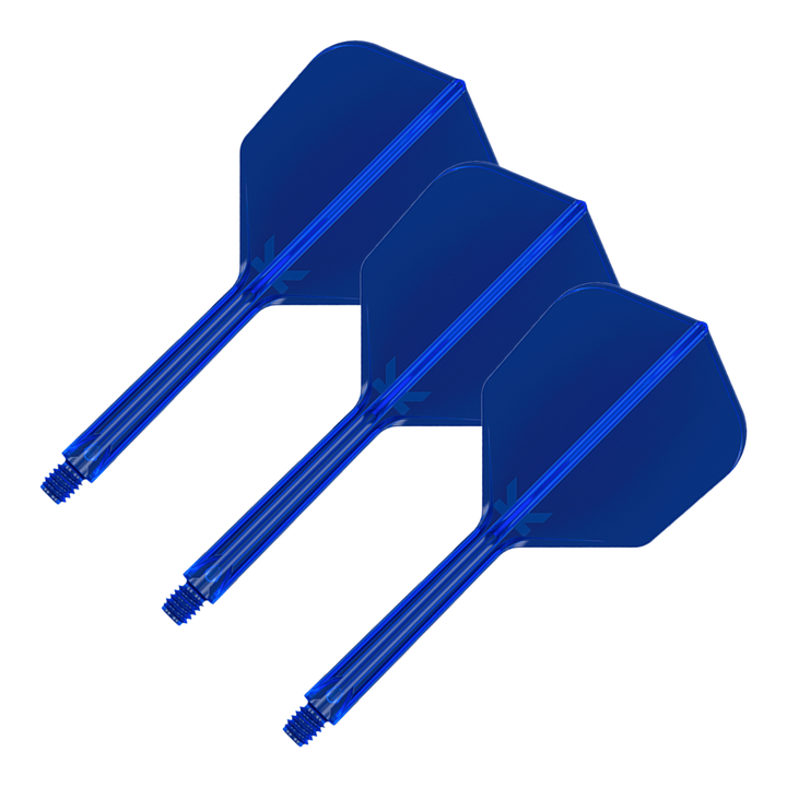 Target K-Flex - All In One Moulded Dart Shafts Standard / Medium (33mm) / Blue Shafts