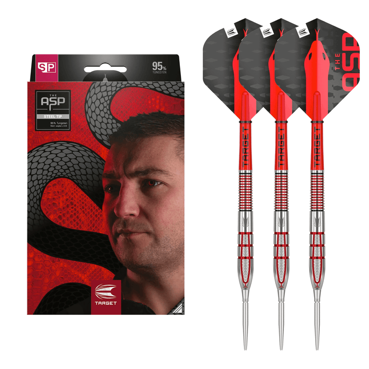 Target Nathan Aspinall Gen 2 Swiss Point - 95% Tungsten Steel Tip Darts 22 Grams Darts