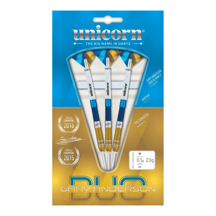 Unicorn Gary Anderson Duo - 90% Tungsten Steel Tip Darts Darts