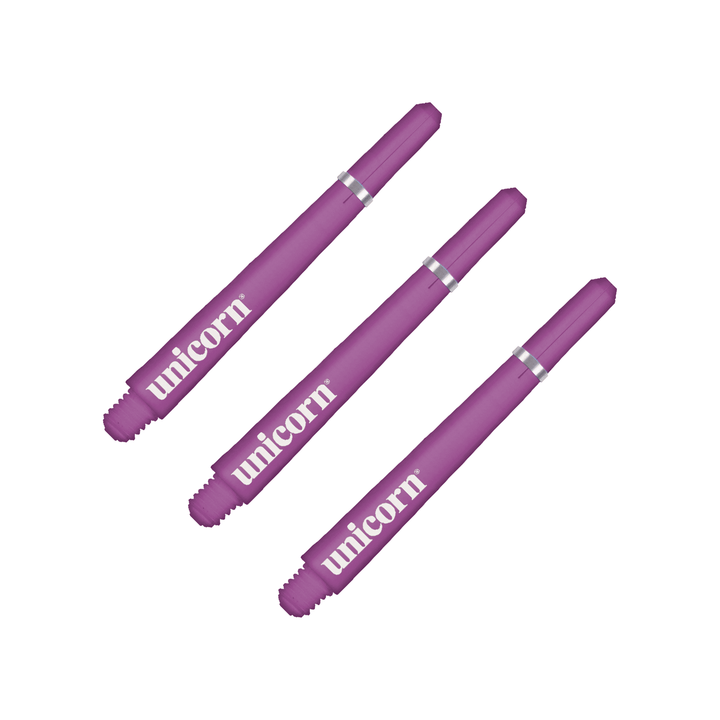 Unicorn Gripper 4 - Polycarbonate Dart Shafts Ultra Short (29mm) / Purple Shafts