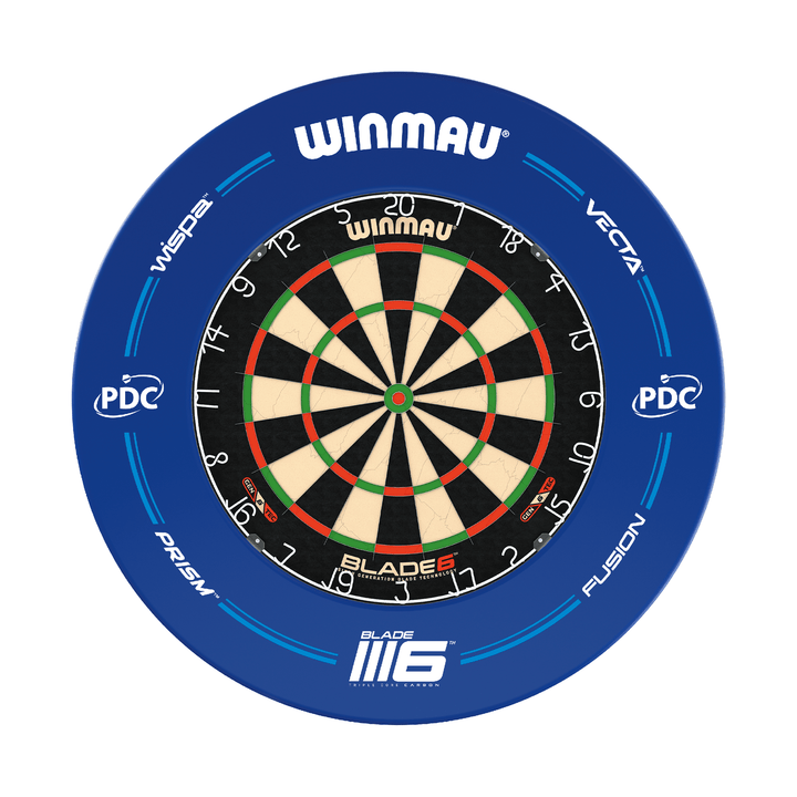 Winmau Blade 6 Dartboard & Surround Bundle Blade 6 / PDC Blue Boards