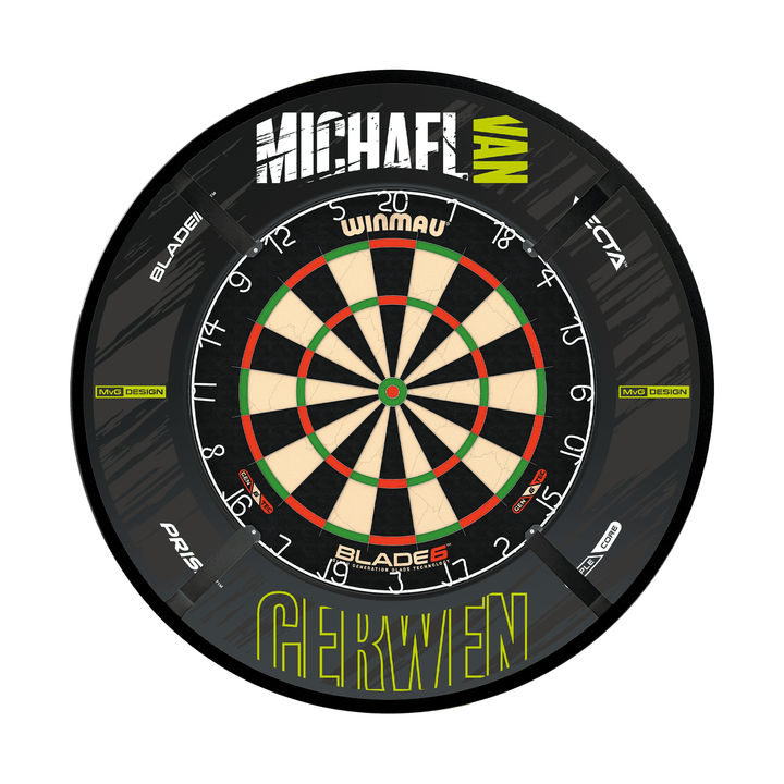 Winmau Blade 6 Dartboard, Surround & Light Bundle Blade 6 / MvG Retro / Target Corona Vision Boards