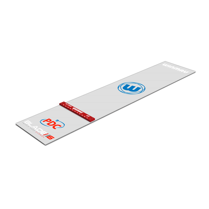 Winmau Clearzone PVC Dart Mat with Integrated Oche Boards