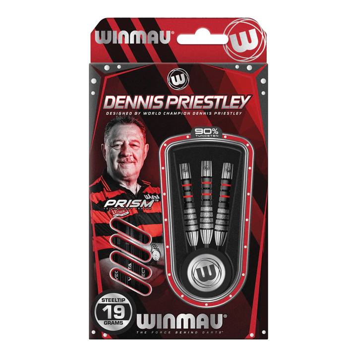 Winmau Dennis Priestley Diamond 3-Zero - 90% Tungsten Steel Tip Darts Darts