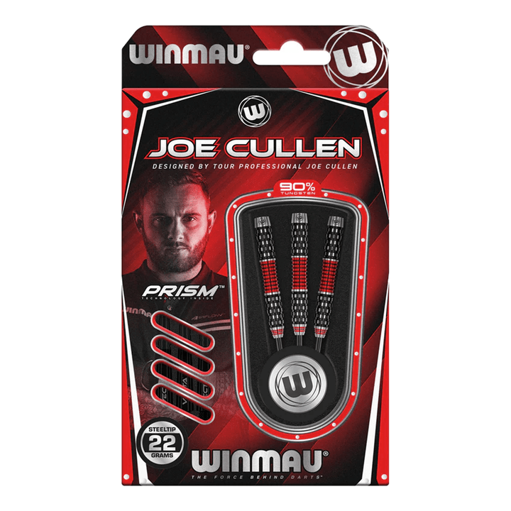 Winmau Joe Cullen Rockstar Series 1.0 - 90% Tungsten Steel Tip Darts Darts