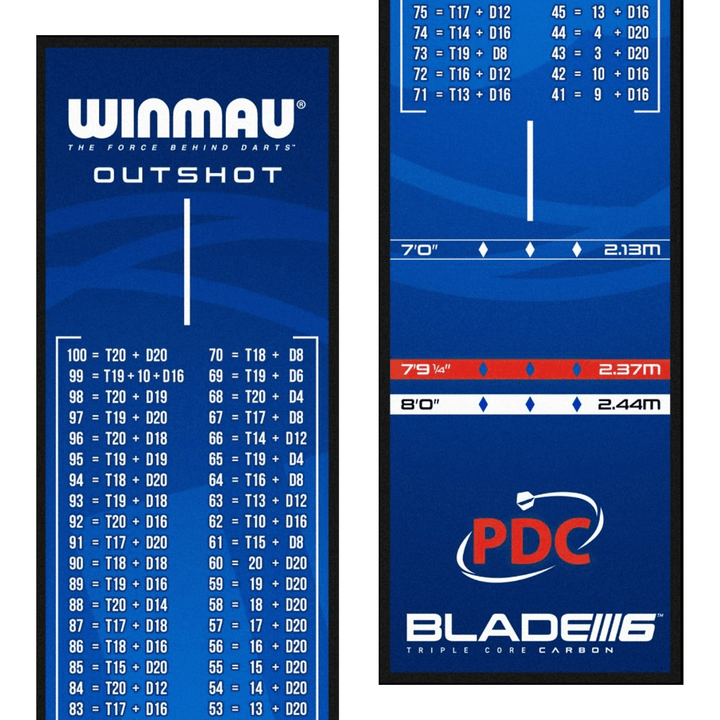 Winmau Outshot Soft Feel Checkout - Dart Mat Boards