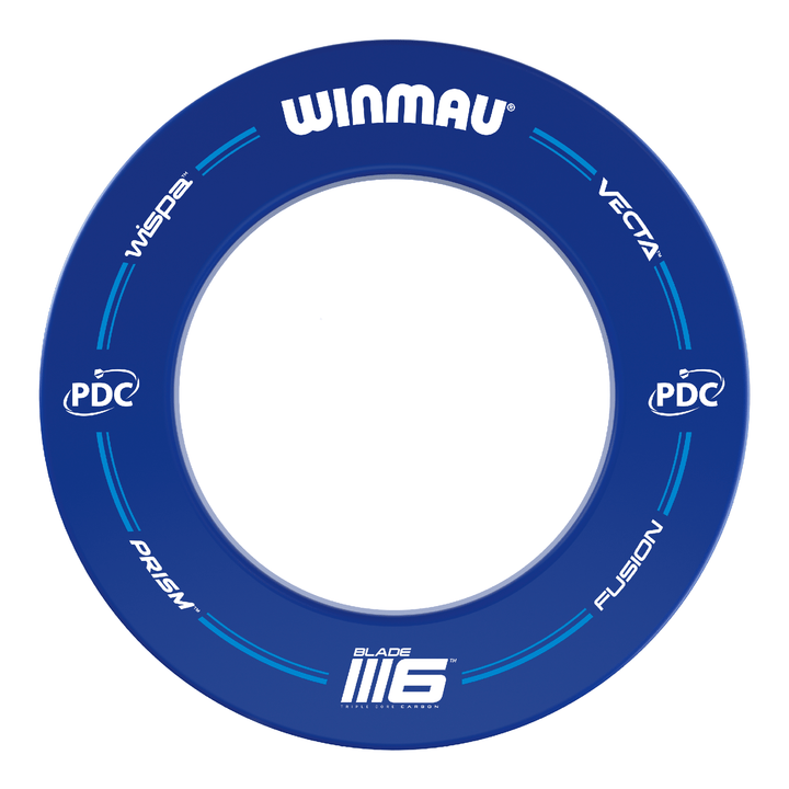 Winmau Printed Dartboard Surround PDC Blue Boards