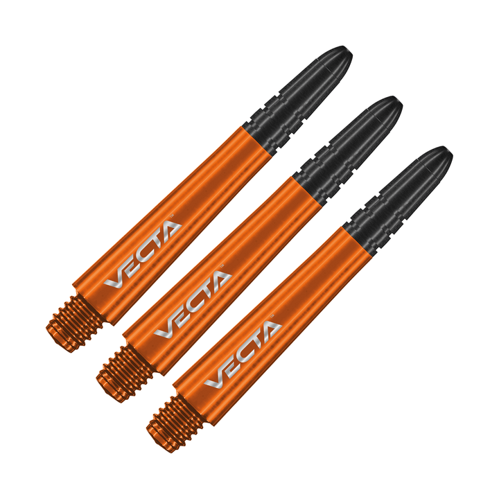 Winmau Vecta - Polycarbonate / Aluminium Dart Shafts Intermediate (37mm) / Orange Shafts