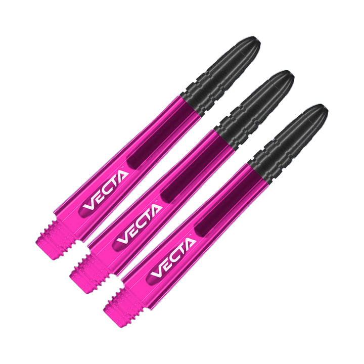 Winmau Vecta - Polycarbonate / Aluminium Dart Shafts Intermediate (37mm) / Pink Shafts