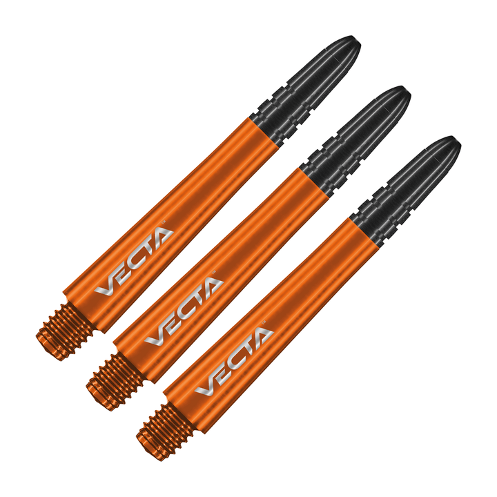 Winmau Vecta - Polycarbonate / Aluminium Dart Shafts Medium (40mm) / Orange Shafts