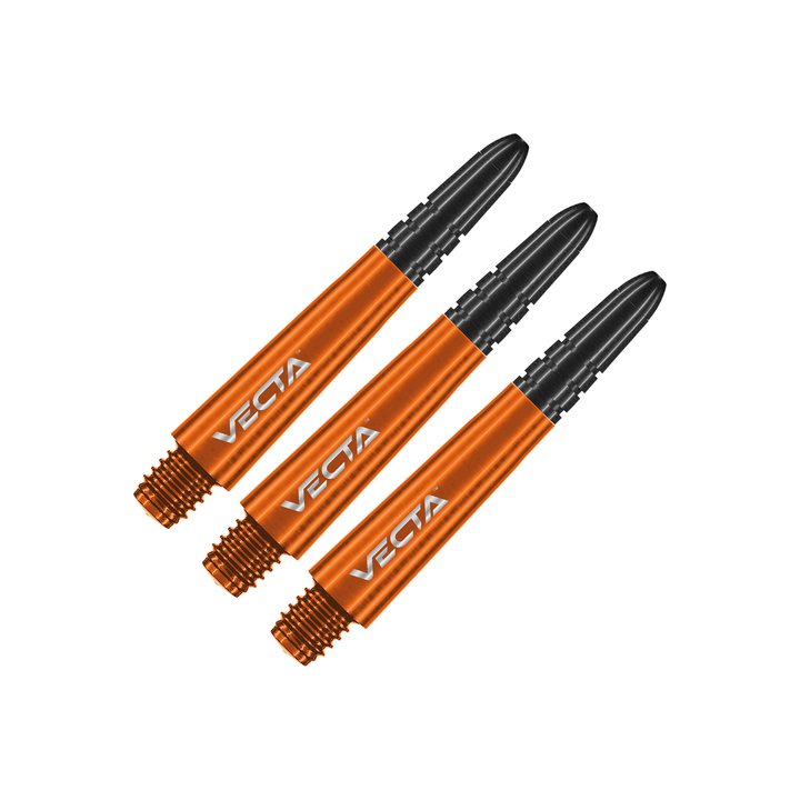 Winmau Vecta - Polycarbonate / Aluminium Dart Shafts Short (34mm) / Orange Shafts