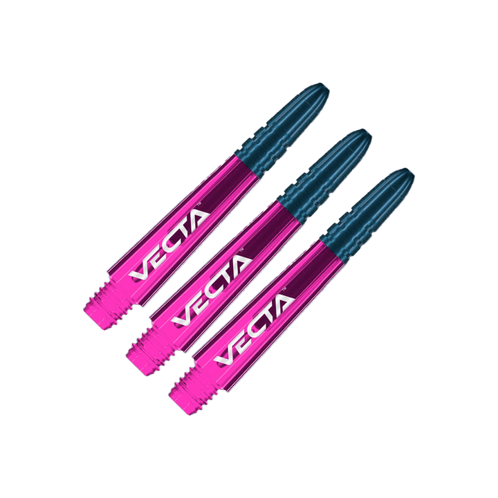 Winmau Vecta - Polycarbonate / Aluminium Dart Shafts Short (34mm) / Pink Shafts