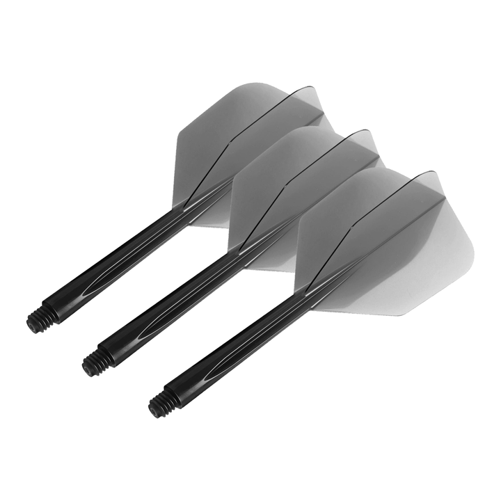 Condor Zero Stress - Resin Dart Shafts Small / Short (21.5mm) / Clear Black Shafts