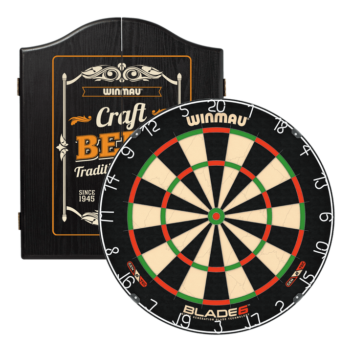 Darts Online Winmau Blade 6 & Cabinet Bundle Blade 6 / Craft Beer Boards