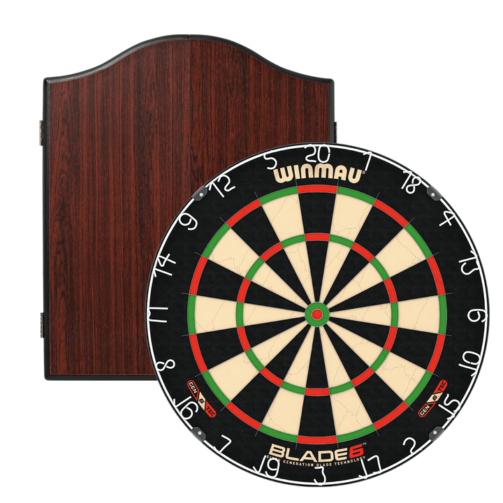 Darts Online Winmau Blade 6 & Cabinet Bundle Blade 6 / Rosewood Boards