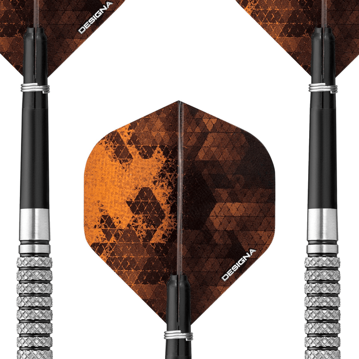 Designa Crusader V2 M1 Steel Tip Darts - 80% Tungsten - 22 Grams Darts