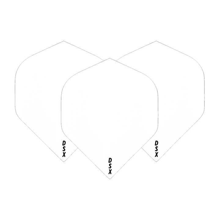 Designa DSX100 No.2 Dart Flights White Flights