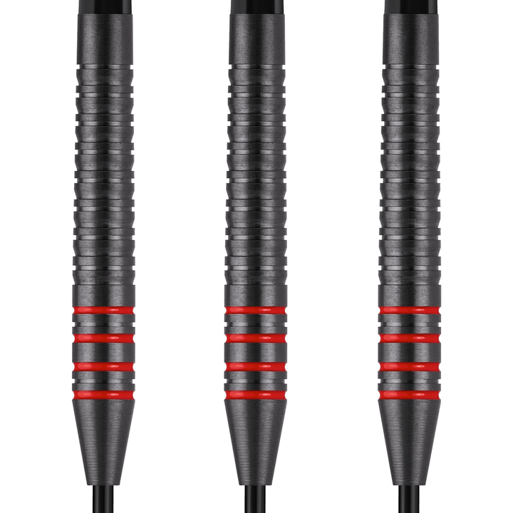 Designa Firestorm V2 Ringed Steel Tip Darts - 90% Tungsten - 22 Grams Darts