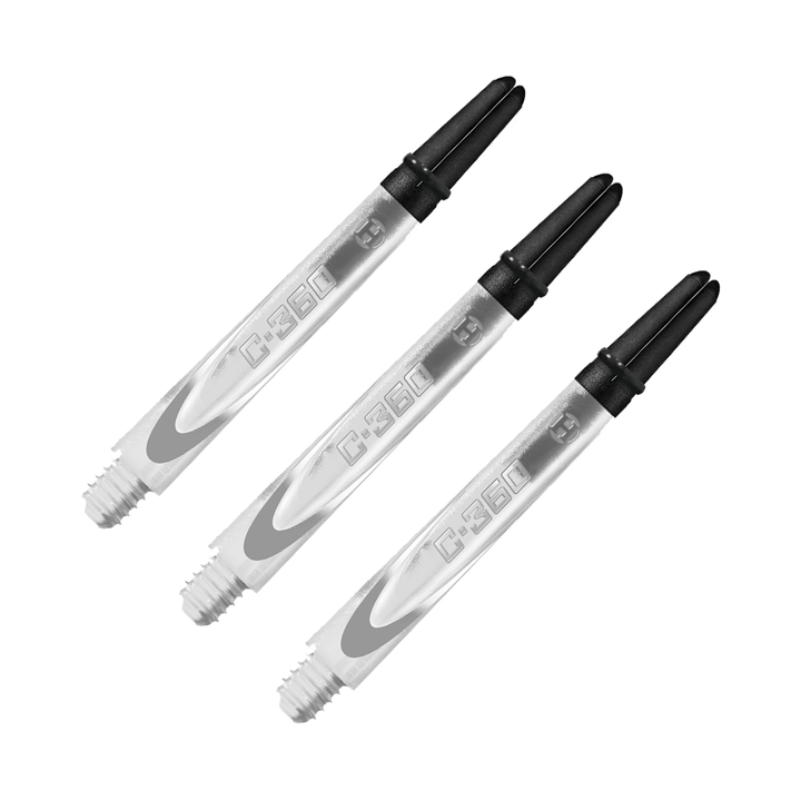 Harrows Carbon 360 - Carbon Composite Dart Shafts Intermediate (40mm) / Clear Shafts