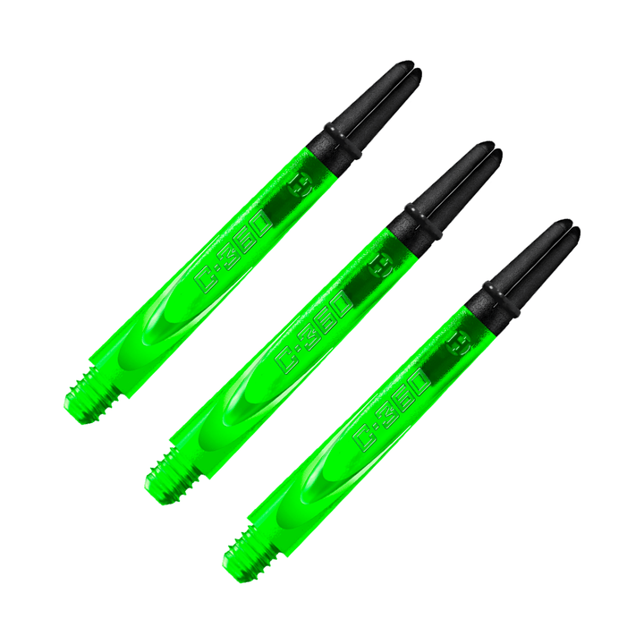 Harrows Carbon 360 - Carbon Composite Dart Shafts Intermediate (40mm) / Green Shafts