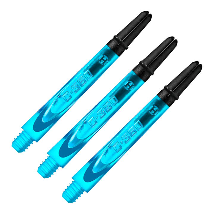 Harrows Carbon 360 - Carbon Composite Dart Shafts Medium (47mm) / Aqua Shafts