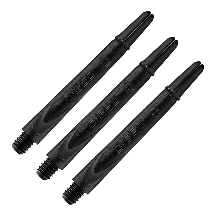 Harrows Carbon 360 - Carbon Composite Dart Shafts Medium (47mm) / Black Shafts