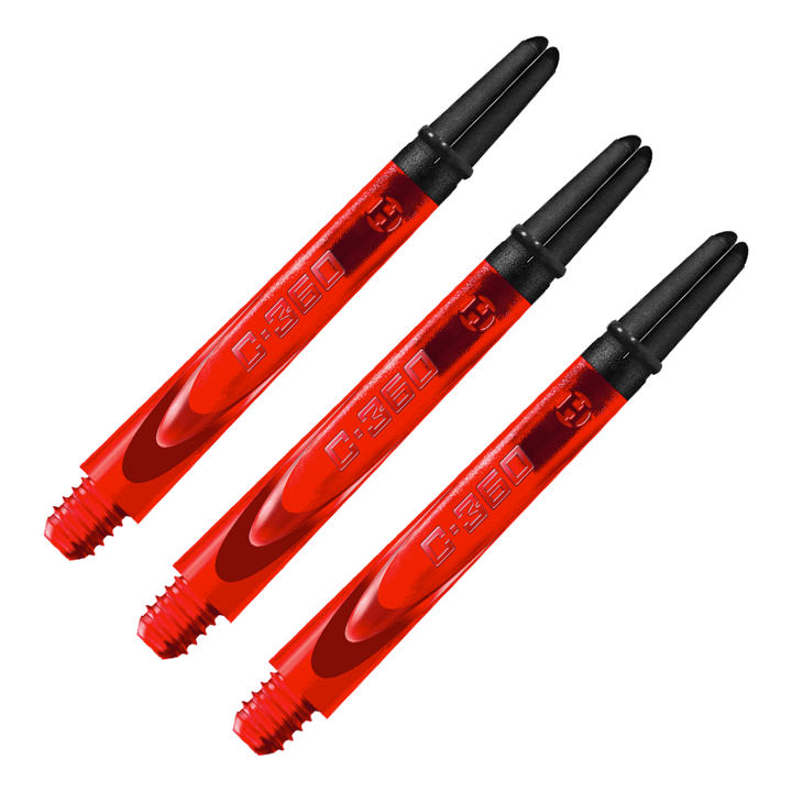 Harrows Carbon 360 - Carbon Composite Dart Shafts Medium (47mm) / Red Shafts