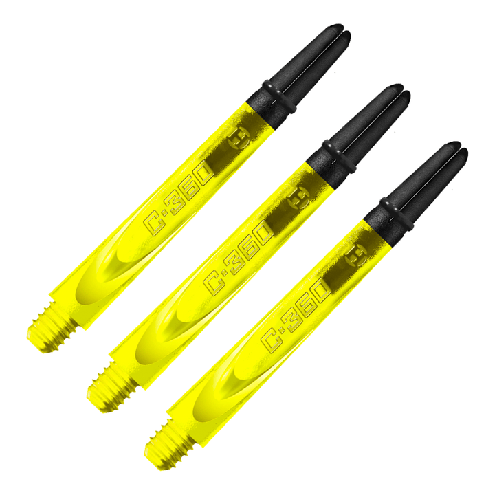 Harrows Carbon 360 - Carbon Composite Dart Shafts Medium (47mm) / Yellow Shafts