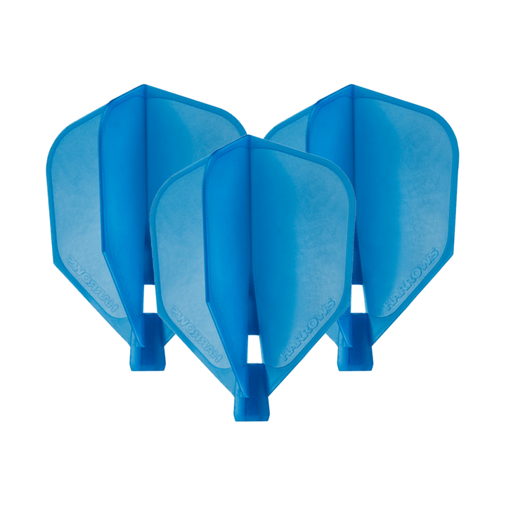 Harrows Clic - Moulded Dart Flights Standard / Aqua Flights